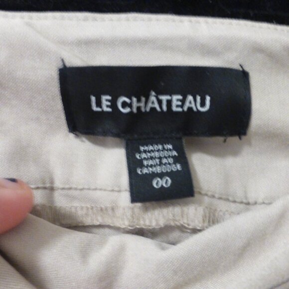 LE CHATEAU cream casual skinny pants - Picture 7 of 12